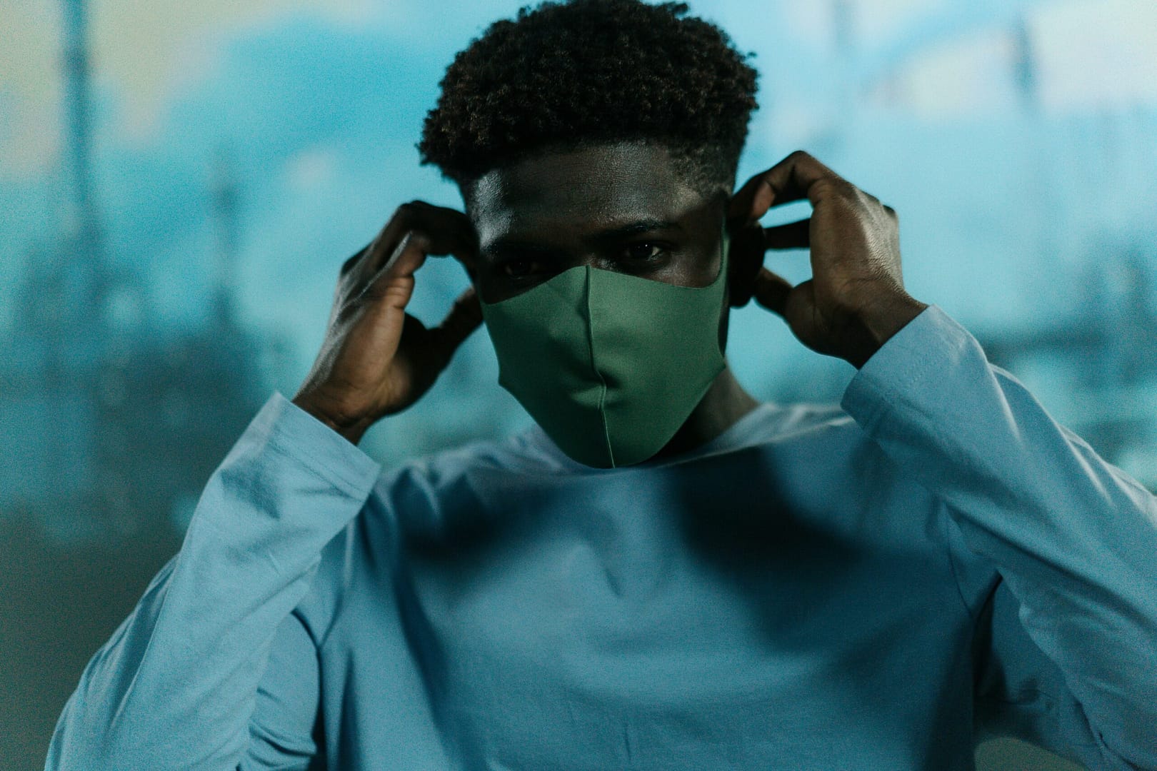 Kostenloses Stock Foto zu afroamerikanischer mann, anziehen, erderwärmung