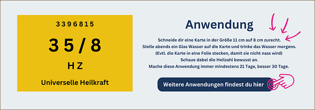 Heilzahl für Gesundheit